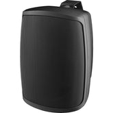 Monacor WALL-04T Paar 100 V schwarzes Lautsprecher-Soundsystem, wetterfest, IP65
